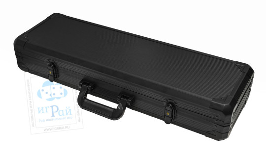 Кейс для покера Премиум на 500 черный